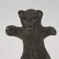 Vintage brass bear figurine - R. Stock AG. Berlin
