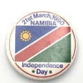Namibia Independence day 21st March 1990 tinnie lapel pin badge