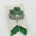 Vintage Ireland Rugby pin badge