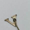 WW2 Sterling silver victory stick pin