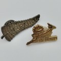 SA Rugby and New Zealand rugby pin badges