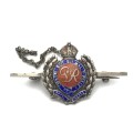 WW2 Royal Engineers Sterling Silver sweetheart brooch