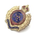 WW2 Royal Engineers old comrade association lapel badge