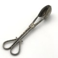 Vintage silver plated salad tongs