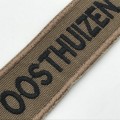 Lot of 3 SA Army Nutria cloth name badges - Oosthuizen