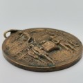 WW2 Liberation of Italy souvenir medallion-Given to troops who took part in the invasion of Rome `44