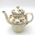 Antique Copeland Spode Royal Jasmine teapot - cracked and chipped