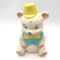 Vintage Rubber circus teddy bear
