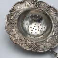Vintage silver plated tea strainer
