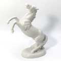 Vintage Heinz Schaubach white porcelain horse