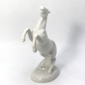 Vintage Heinz Schaubach white porcelain horse