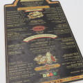 Vintage San Francisco Spur Strand wooden menu - Spur Burger R14,95