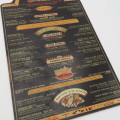 Vintage Santa Monica Spur Cape Town wooden menu - Spur Burger R14,95