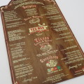 Vintage Acapulco Spur Bergvliet wooden menu - Spur Burger R8,75