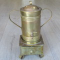 Vintage brass urn with burner stand - 45cm