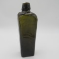 Antique Green glass gin bottle - Blankenheyms Spengler
