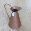 Vintage Copper water jug - Base 16,5 x 16,5 cm - 27 cm High