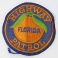 Florida Highway Patrol cloth badge