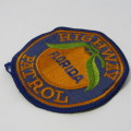 Florida Highway Patrol cloth badge