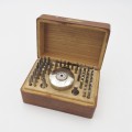 Vintage jewellery/watch making tool set in original box
