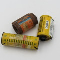 Lot of 3 expired films