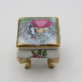 Vintage miniature porcelain trinket bowl