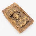Vintage carved casting of woman