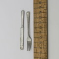 Miniature knife and fork - Doll house