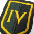 SADF 4 SA Infantry cloth flash