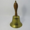 Vintage Brass Bell with wooden handle