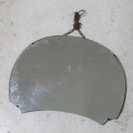 Antique wall mirror with chain - 41 x 27,5cm