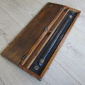 Antique parallel rolling ruler in original box