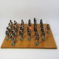 Set of 28 Scottish Highlanders marching band lead soldiers