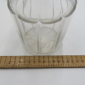 Vintage crystal glass decanter - Small chips