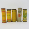 Lot of 5 vintage Kodak films