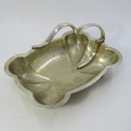 Vintage silver plated trinket bowl