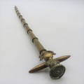 Beautiful Vintage South African Engineering corps swagger stick made from bullet casings