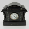Antique Marble Mantle clock - working