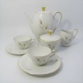 Vintage Bavaria `Seltmann Weiden` West German porcelain tea set for two