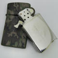 Original Dark Green Camo slimline zippo