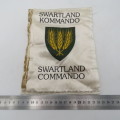 SADF Swartland Commando souvenir flag - damaged