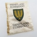 SADF Swartland Commando souvenir flag - damaged