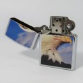 Original Stainless Steel Zippo with Eagle printing - excellent condition