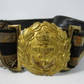 WW2 Royal Navy belt buckle - 105cm