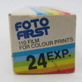 Foto First 110-24 color film - expired 03/94 - unopened in box