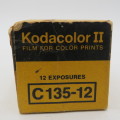Kodak kodacolor 2-C135-12 film - expired July 1978 - unused and unopened