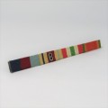 4 Medal bar with 8th Army clasp