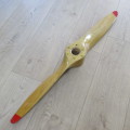 Vintage wooden airplane propeller serial number N006070 - 114cm