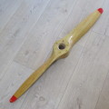 Vintage wooden airplane propeller serial number N006070 - 114cm