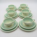 Vintage Susie Cooper Crown Works Burslem 1161 art deco coffee set - 23 piece